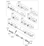 Diagram for Kia Borrego CV Joint - 496912J500