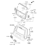 Diagram for 2012 Kia Borrego Lift Support - 817802J000