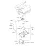 Diagram for 2008 Kia Borrego Oil Pump - 261103F100