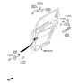 Diagram for 2009 Kia Borrego Door Handle - 826512J000