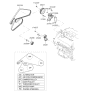 Diagram for Kia Water Pump Gasket - 213543F310