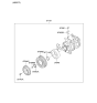 Diagram for Kia A/C Clutch - 976434D800