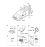 Diagram for Kia Borrego Air Bag Sensor - 959202B000