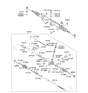 Diagram for 2012 Kia Borrego Rack and Pinion Boot - 577402J000