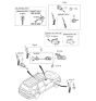 Diagram for 2009 Kia Borrego Ignition Switch - 819002JB00