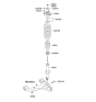 Diagram for Kia Borrego Coil Springs - 546302J101