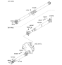 Diagram for 2010 Kia Borrego Drive Shaft - 491002J200