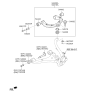 Diagram for 2011 Kia Borrego Control Arm - 544002J100