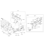 Diagram for 2011 Kia Borrego Thermostat Gasket - 256143C100