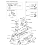 Diagram for 2011 Kia Borrego Shift Indicator - 846512J000WK