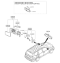 Diagram for 2011 Kia Sportage Car Mirror - 851012K400