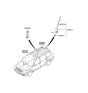 Diagram for 2010 Kia Borrego Antenna - 962102J700