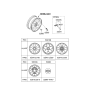 Diagram for 2012 Kia Borrego Spare Wheel - 529102J350