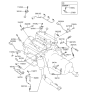 Diagram for 2009 Kia Amanti Crankshaft Position Sensor - 393103C200