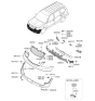 Diagram for 2010 Kia Borrego Air Deflector - 865822J000