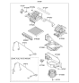 Diagram for Kia Borrego Blower Motor - 971144D050