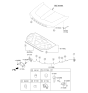 Diagram for 2012 Kia Borrego Lift Support - 811602J000