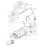 Diagram for 2010 Kia Borrego Intake Manifold - 283103F000