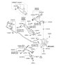 Diagram for 2008 Kia Borrego Sway Bar Kit - 555102J100