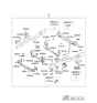 Diagram for 2012 Kia Borrego Rear Crossmember - 623302J000