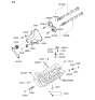 Diagram for 2008 Kia Borrego Timing Chain Tensioner - 244103F300