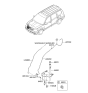 Diagram for 2012 Kia Borrego Washer Reservoir - 986202J000