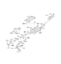 Diagram for 2009 Kia Borrego Catalytic Converter - 289503CZA0