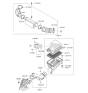 Diagram for Kia Borrego Air Duct - 282102J050