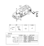 Diagram for 2012 Kia Borrego Fuse Box - 919582J020