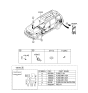 Diagram for 2010 Kia Borrego Fuse Box - 919582J020