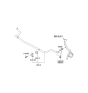 Diagram for Kia Borrego Sway Bar Link - 548302J000