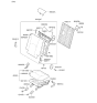 Diagram for 2009 Kia Borrego Seat Cover - 894602J811ACL