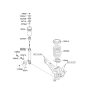 Diagram for Kia Borrego Shock Absorber - 553102J150