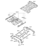 Diagram for 2011 Kia Borrego Floor Pan - 651002J110