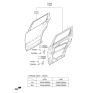 Diagram for 2014 Kia Sorento Door Hinge - 793502B020