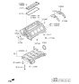 Diagram for 2010 Kia Borrego Crankshaft Seal - 214433B001