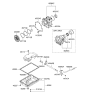 Diagram for Kia Transmission Pan - 452804C500