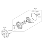 Diagram for 2008 Kia Borrego Torque Converter - 451004C410