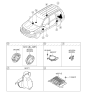 Diagram for 2012 Kia Borrego Car Speakers - 963303J200