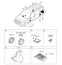 Diagram for Kia Borrego Car Speakers - 963303J200