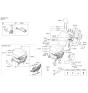 Diagram for 2010 Kia Borrego Seat Cover - 883602J050ACG