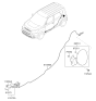Diagram for Kia Fuel Door Release Cable - 81590B2000