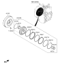 Diagram for Kia Torque Converter - 451002F000