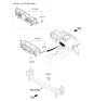 Diagram for 2019 Kia Soul Blower Control Switches - 97250B2AS2ASB