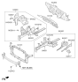 Diagram for Kia Soul Radiator Support - 64101B2010