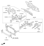 Diagram for 2018 Kia Soul Radiator Support - 64101B2010