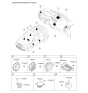 Diagram for 2017 Kia Soul Car Speakers - 96310B2000