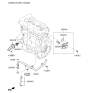 Diagram for 2022 Kia Seltos Cooling Hose - 254692B701