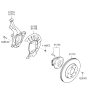 Diagram for Kia Wheel Bearing - 51720A4500