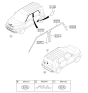 Diagram for Kia Soul Emblem - 86310B2500